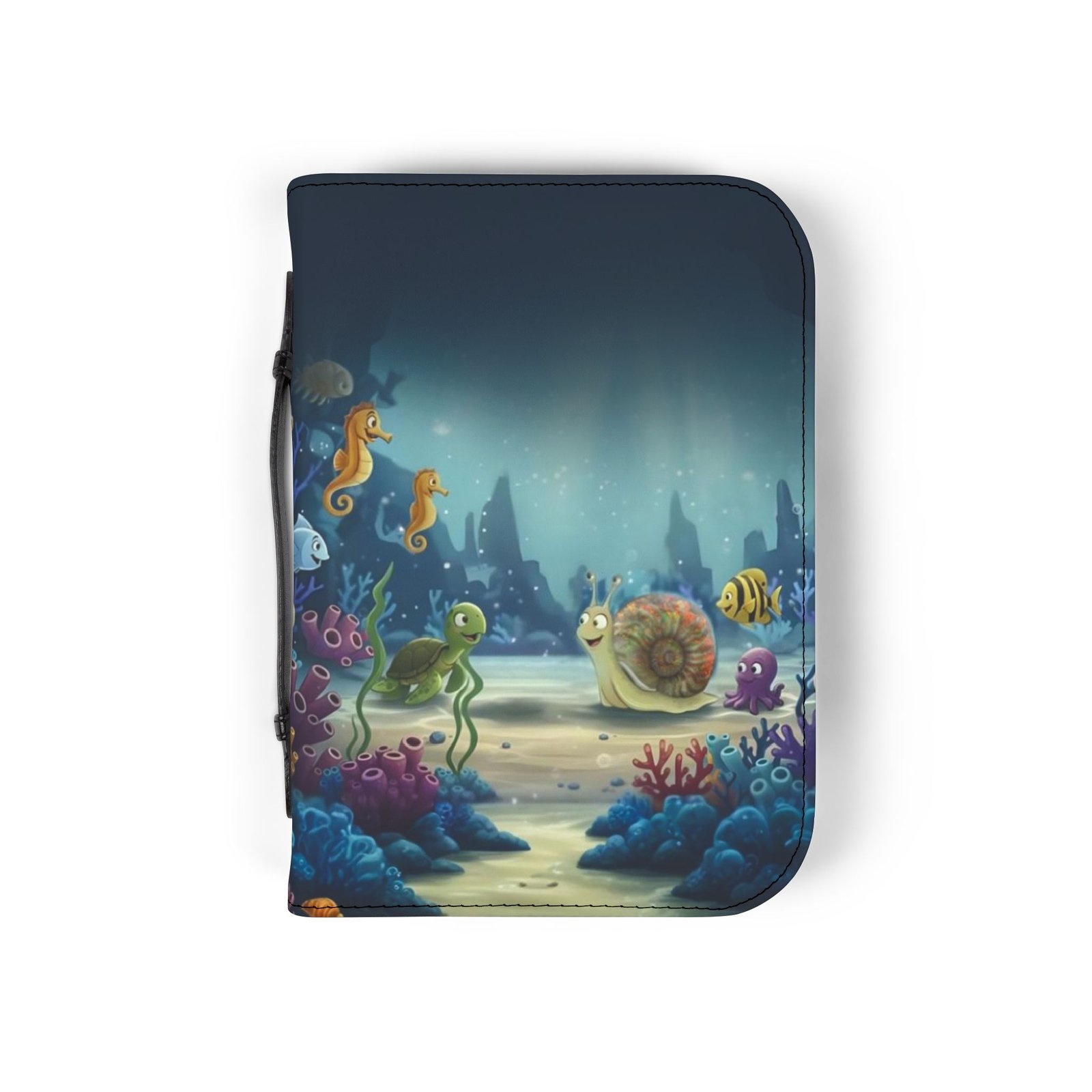 Underwater Friends Bible Cover – Zippered Kids Bible Case - Image 9